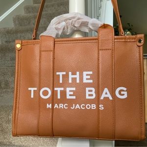 MARC JACOBS like| NWT The Leather Mini Tote Bag | Tan / Brown